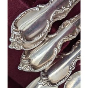 VINTAGE 1847 ROGERS! REFLECTION SILVER PLATE FLATWARE SVC 8!